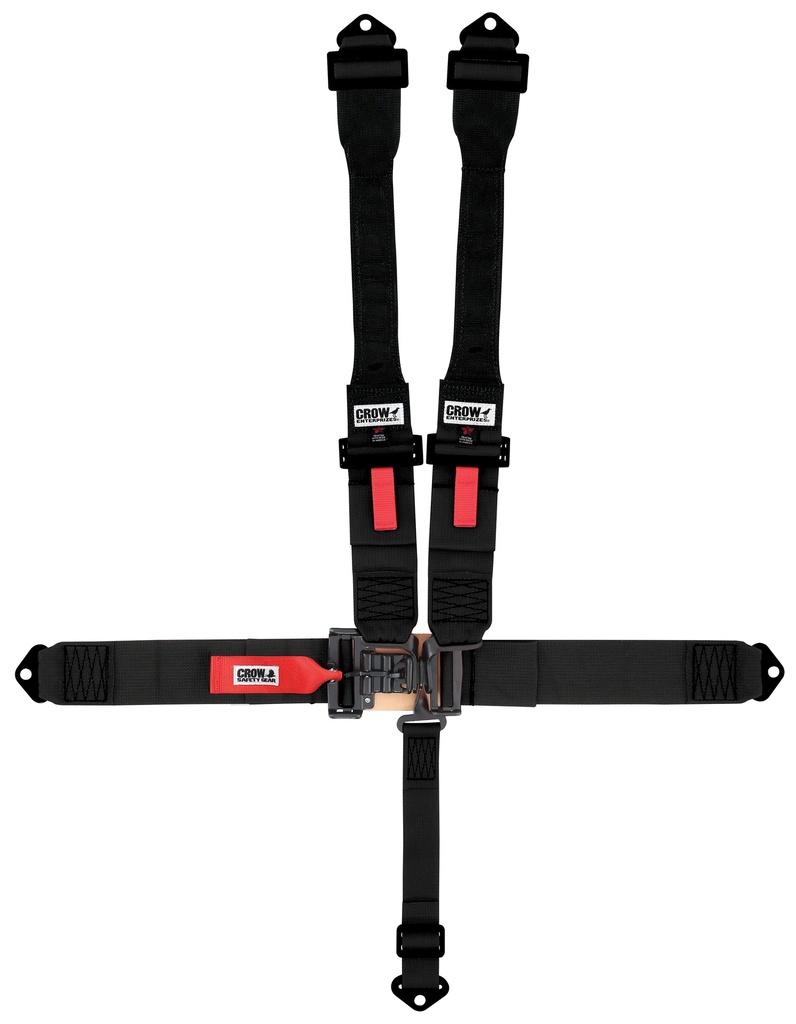 [CRW11064BDB] Crow Safety Gear - 5-Way Duck Bill L&L 55in Lap Belt -Indiv Dog Bon