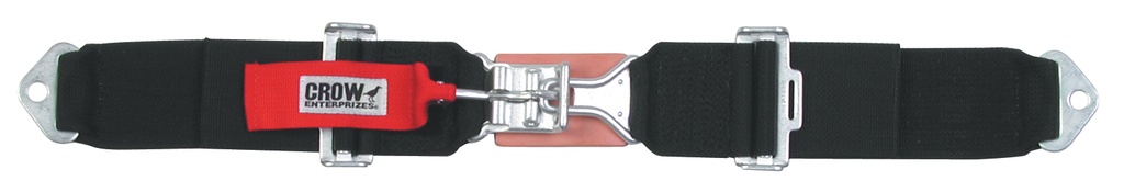 [CRW11224] Crow Safety Gear - Seat Belt 3in Wide 50in Long Bolt In Black