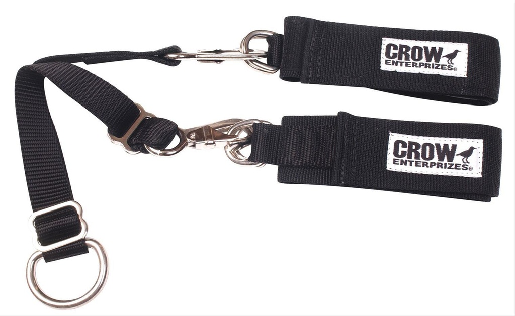 [CRW11574A2] Crow Safety Gear - Arm Restraints 2in Nylon Black Attaches On Arm