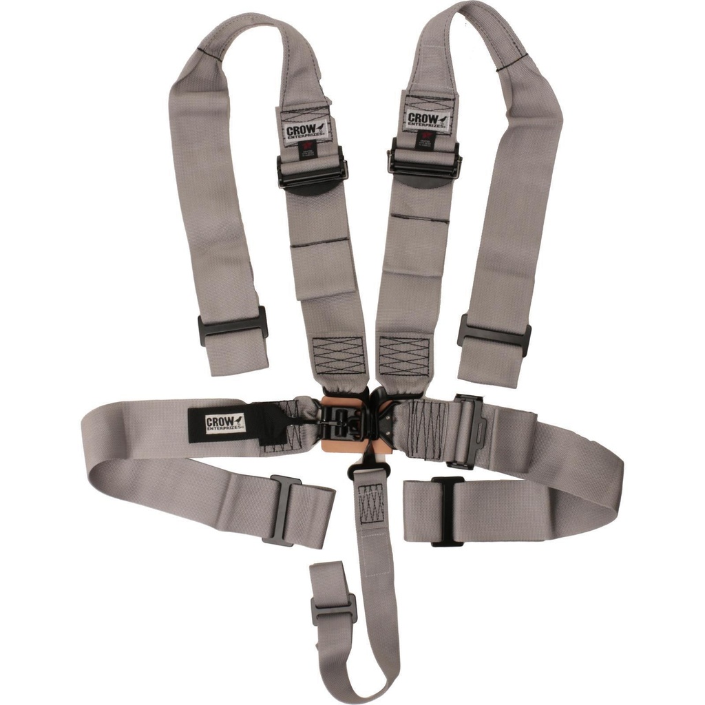 [CRW20056PRB] Crow Safety Gear - 5-Way L&L Special Sprint Car DB Harness Alum Ad