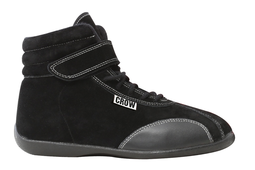[CRW22030BK] Crow Safety Gear - Mid Top Shoes Black Size 3