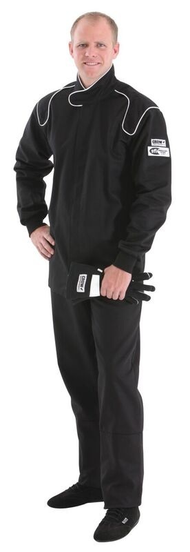 [CRW23054] Crow Safety Gear - Proban Suit XXX Large BL ACK SFI-3.2A/1 Style Le