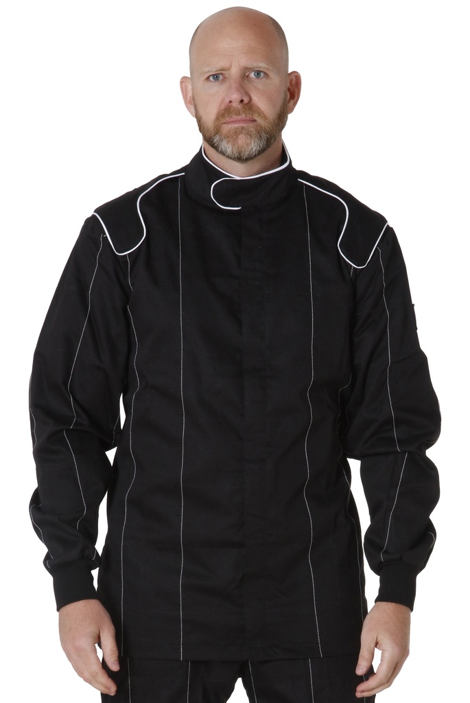 [CRW25044] Crow Safety Gear - Jacket 1-Layer Proban Black XXL