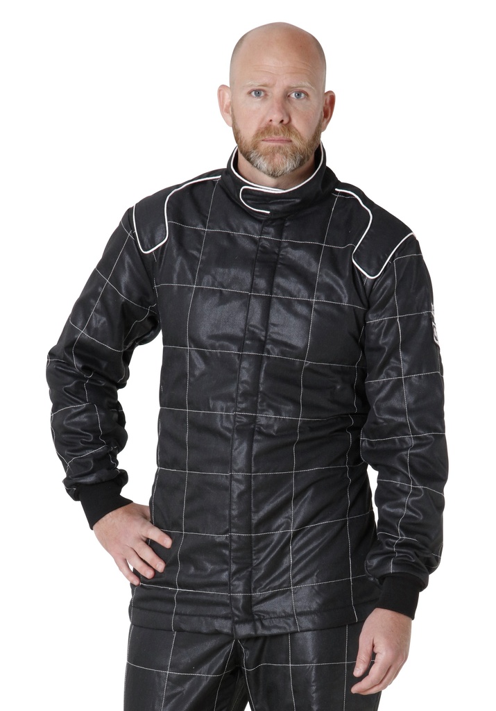[CRW28034] Crow Safety Gear - Jacket 2-Layer Proban Black XL