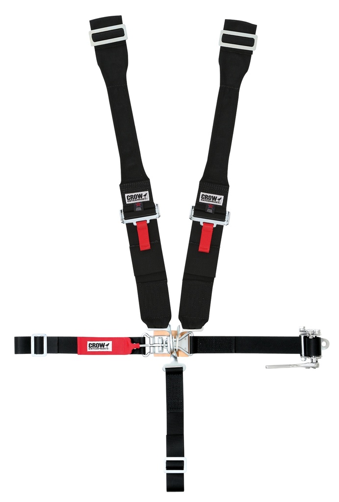 [CRW40044] Crow Safety Gear - 5-Way Ratchet Belts Left Side Lap