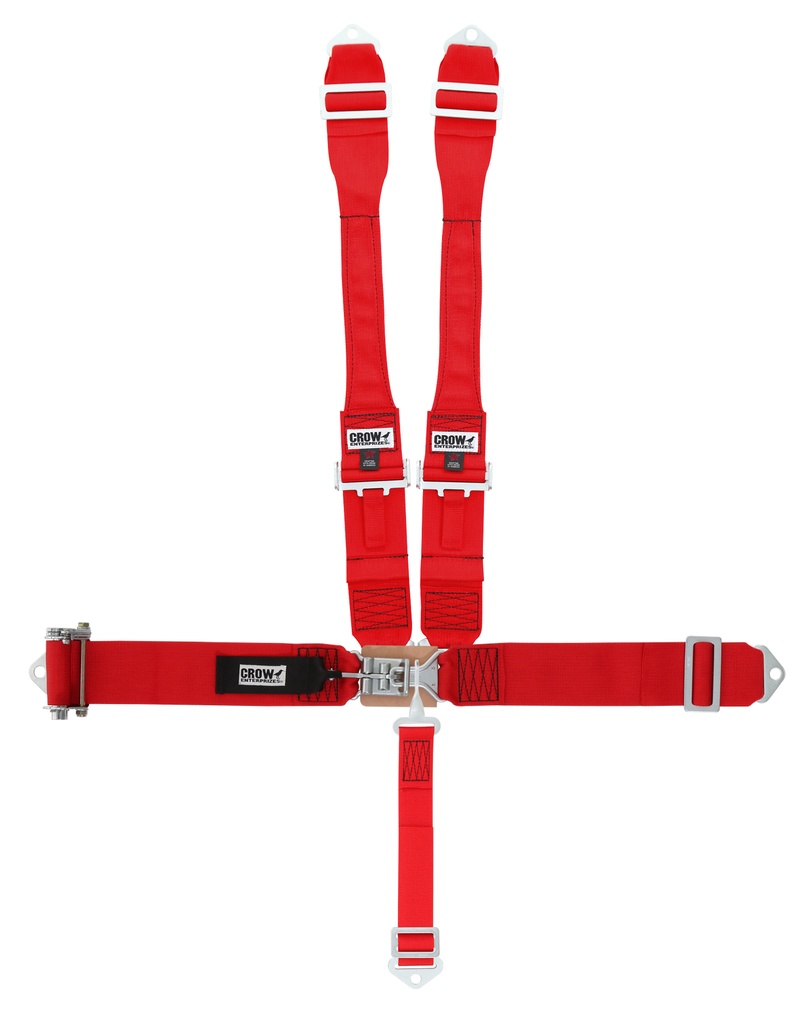 [CRW40072] Crow Safety Gear - Seat Belts Ratchet On Right For Hans 3in