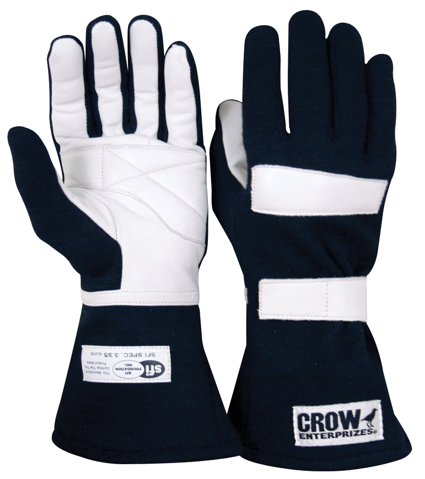[CRW11694] Crow Safety Gear - Gloves X-Small Black Nomex 2-Layer Standard