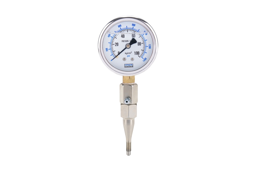 Allstar Performance - Brake Pressure Gauge 360 Deg Rotation