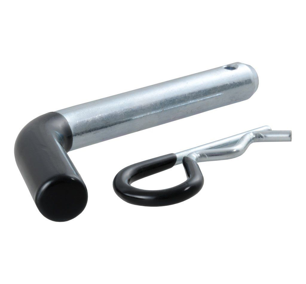 [CUR21511] Curt Manufacturing - 5/8in Hitch Pin & Clip Zinc W/Rubber Grip