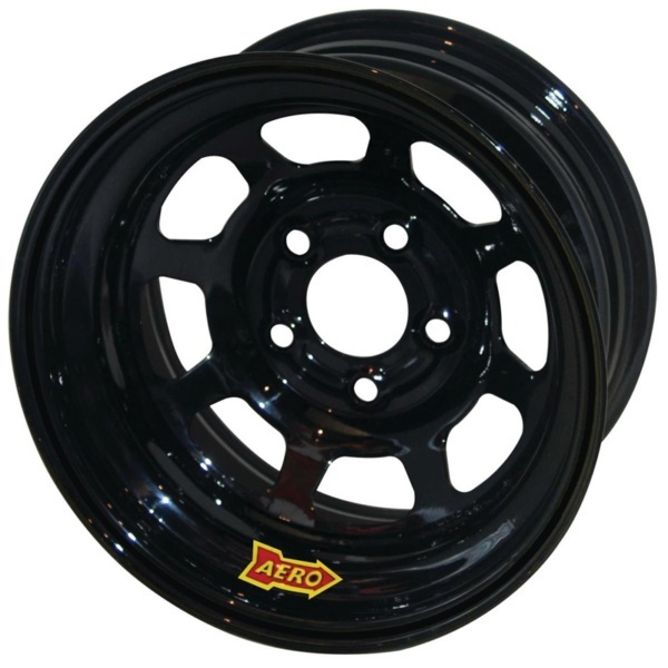[ARW56-185020] Aero Race Wheels - 15x8 2in 5.00 Black Spun Extreme Bead