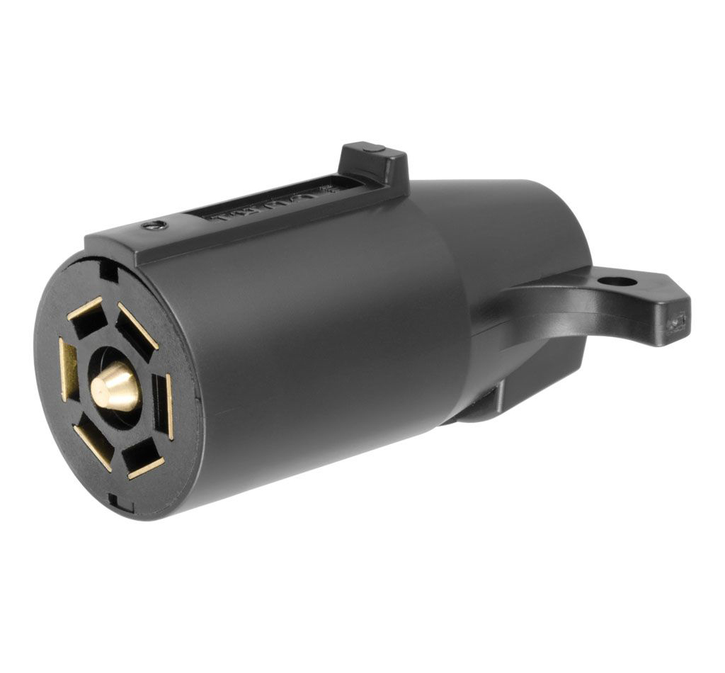 Curt Manufacturing - 7 Pole Connector Trailer Side