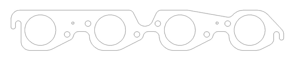 [CAGC5996-030] Cometic Gaskets - Bbc Mls Exhaust Gasket Set 2.130 Round Port