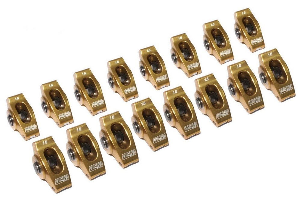 [COM19005-16] Comp Cams - SBC Ultra Gold R/A's - 1.6 Ratio 7/16 Stud