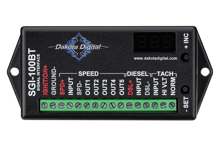[DDGSGI-100BT] Dakota Digital - Speed Tach And Diesel Signal Interface Bluetooth