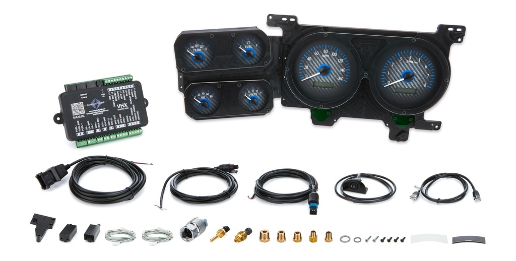 [DDGVHX-73C-PU-C-B] Dakota Digital - 1973-87 Chevy Pickup VHX Instrument System