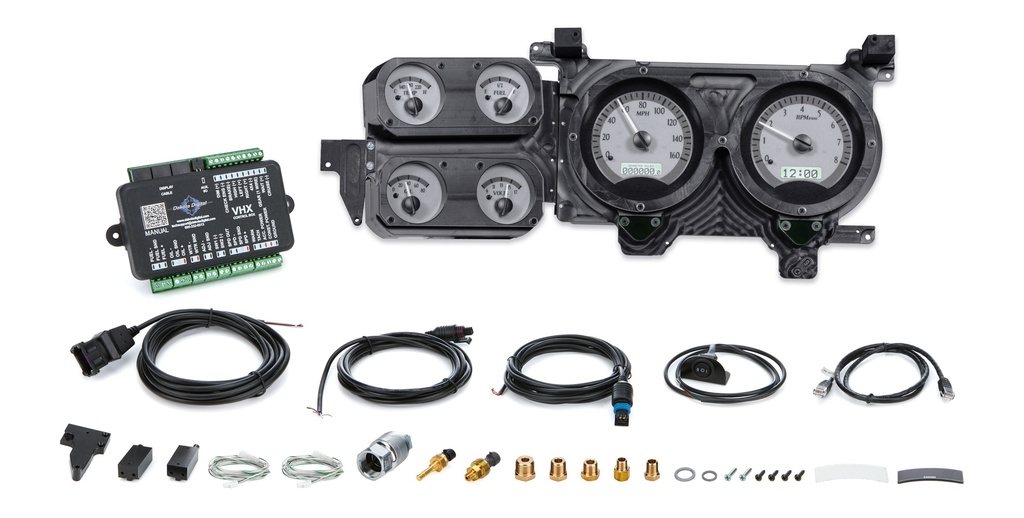 [DDGVHX-73C-PU-S-B] Dakota Digital - 1973-87 Chevy Pickup VHX Instrument System