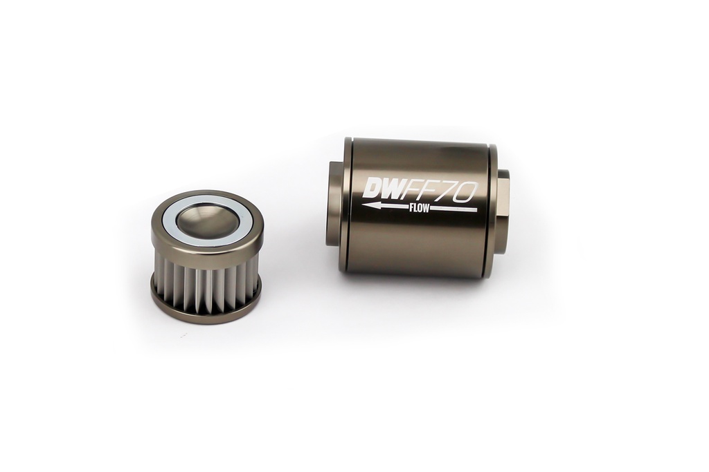 [DWK8-03-070-100K] Deatschwerks - Fuel Filter 8an Female Orb Ports 70mm Length