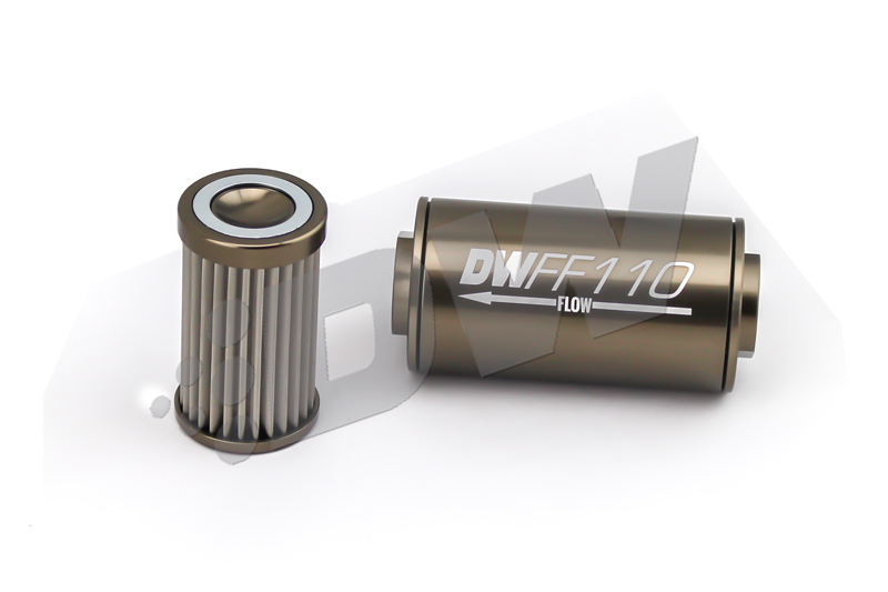 [DWK8-03-110-010K] Deatschwerks - Fuel Filter 8an Female Orb Ports 110mm Length