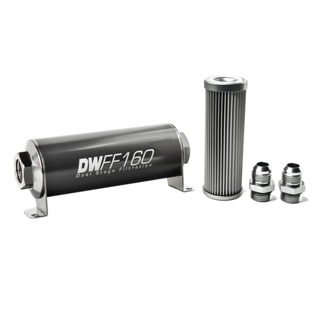 [DWK8-03-160-010K-10] Deatschwerks - In-Line Fuel Filter Kit 10An 10-Micron