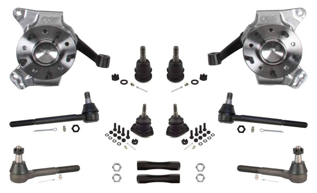 [DSE032091DS] Detroit Speed Engineering - Front Drop Spindle Kit 71-72 C10 Truck