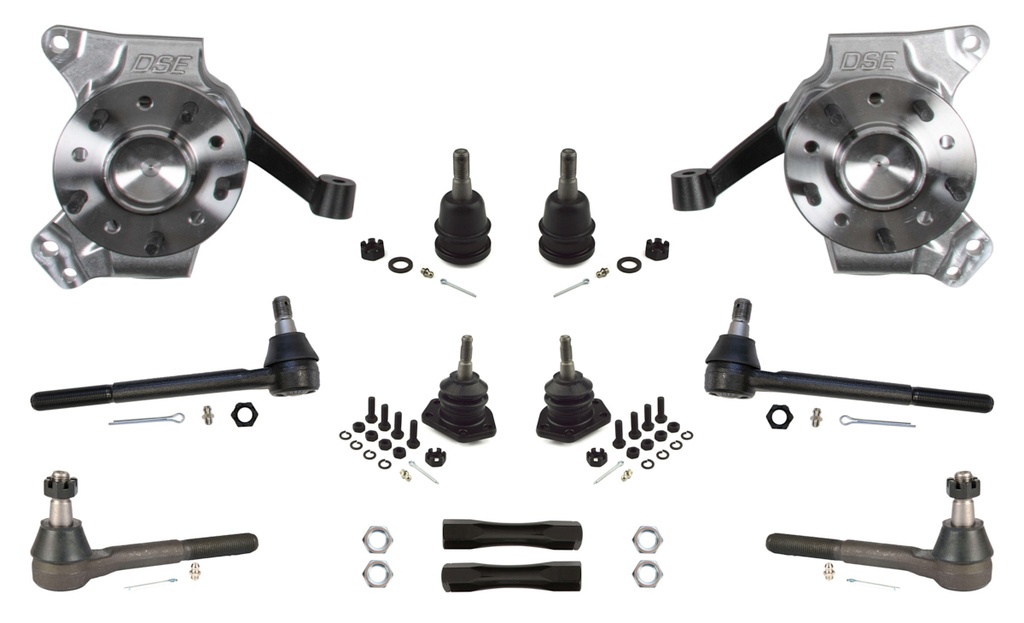 [DSE032092DS] Detroit Speed Engineering - Front Drop Spindle Kit 67-70 C10 Truck
