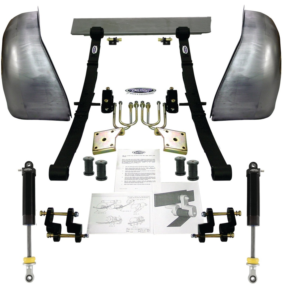 Detroit Speed Engineering - Mini-Tub Kit - 68-74 Nova 2in Drop