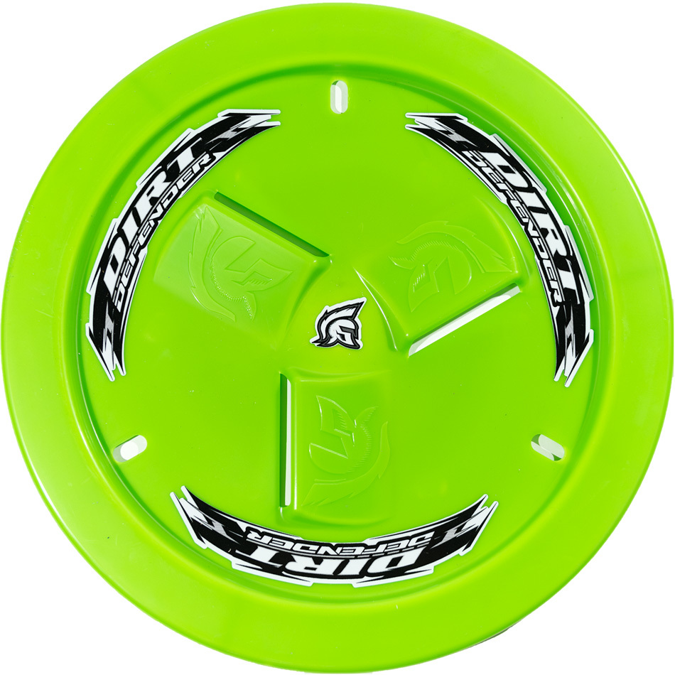 [DDR10260] Dirt Defender Racing Products - Wheel Cover Neon Green Vented