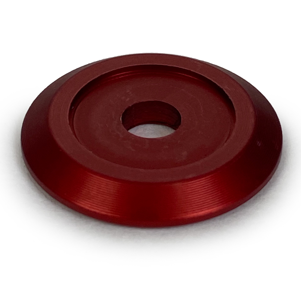 [DDR3010] Dirt Defender Racing Products - Body Washer Red Alum (50pk) Anodized