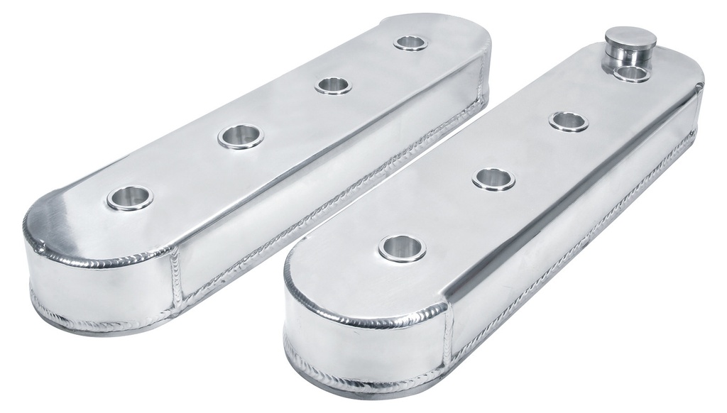 Allstar Performance - Valve Covers LS Fab Aluminum w/o Coil Mount