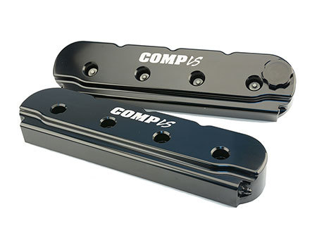 [COM291] Comp Cams - Gm Ls Billet Valve Cover Set Black Finish