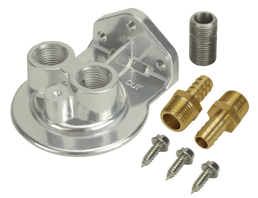 [DER13005] Derale - Single Mount Oil Filter Mount Ports Up