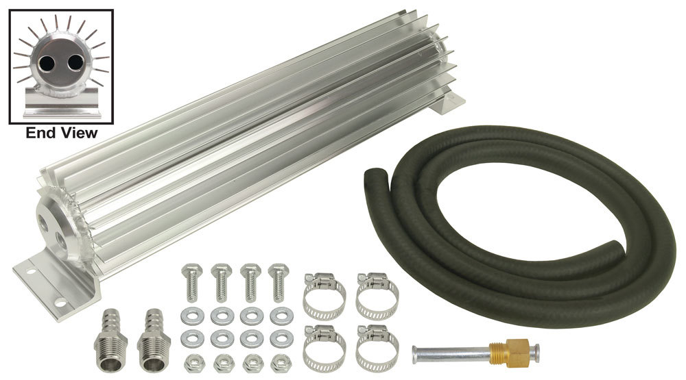 [DER13263] Derale - 2 Pass Heat Sink Trans Cooler 12in Lg 1/4in NPT