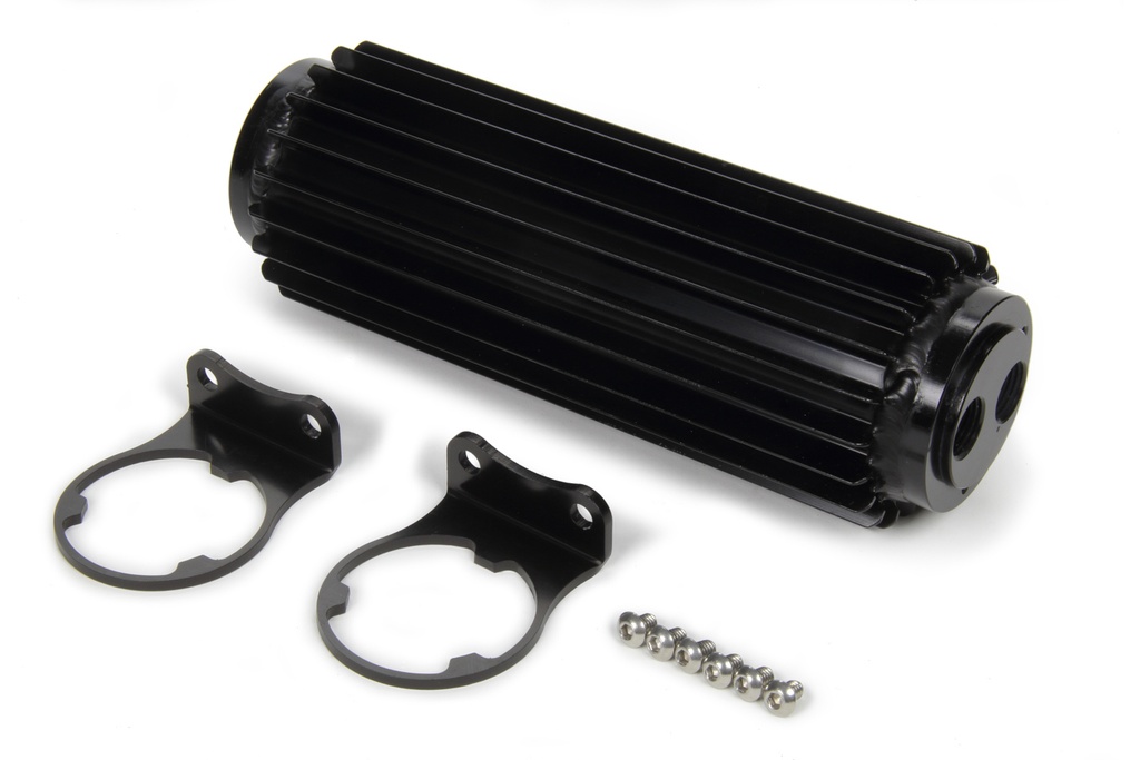 [DER13279] Derale - Single-Pass Heat Sink Cooler 10in Black Anodize