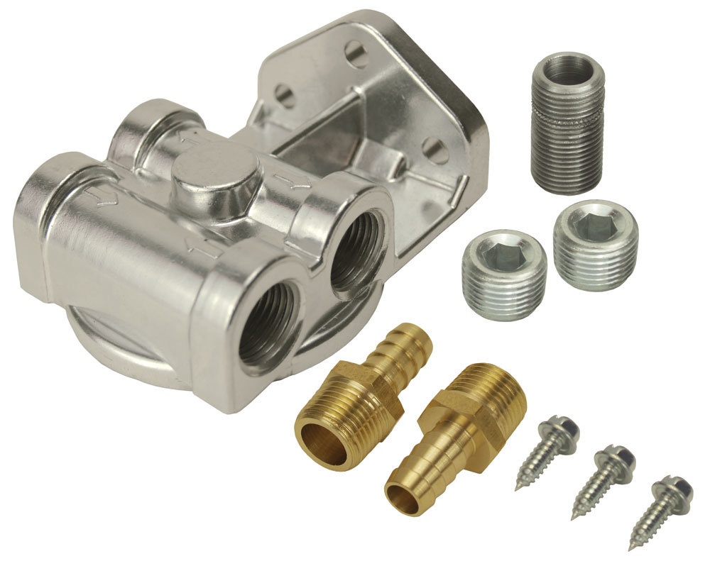 [DER15709] Derale - Single Mount Oil Filter Mount Side Ports
