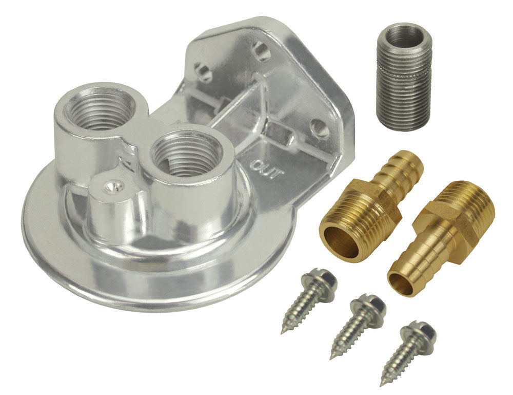 [DER15728] Derale - Single Mount Oil Filter Mount Ports Up