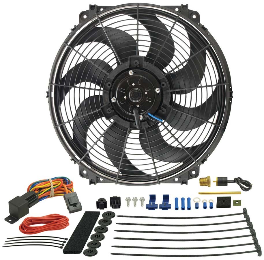 [DER16016] Derale - 16in Tornado Fan and Thermostat Kit