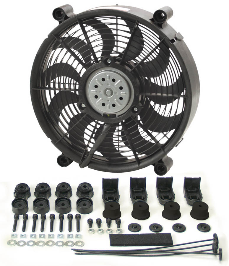 [DER16212] Derale - 12in High Output RAD Fan Single