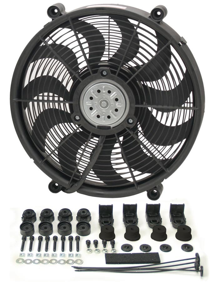 [DER16217] Derale - 17in High Output Rad Fan Single