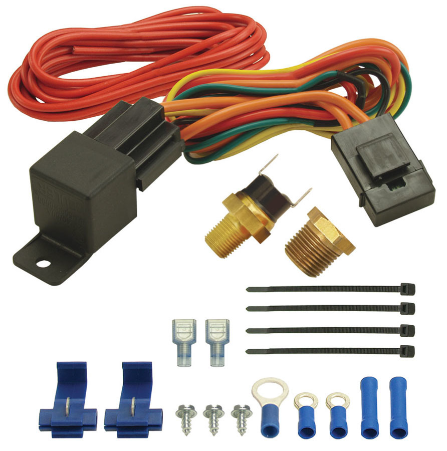 [DER16721] Derale - 190F Fan Switch Thermost At Relay Kit 1/8in & 3/8