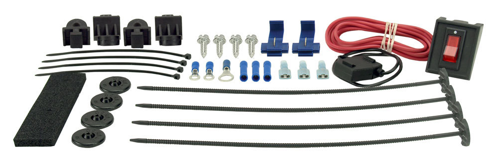 [DER16742] Derale - Complete Plastic Rod Mounting Kit w/Switch