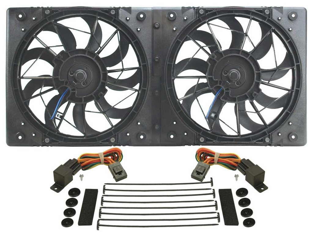 [DER16812] Derale - 10in Dual High Output RAD Fans Puller