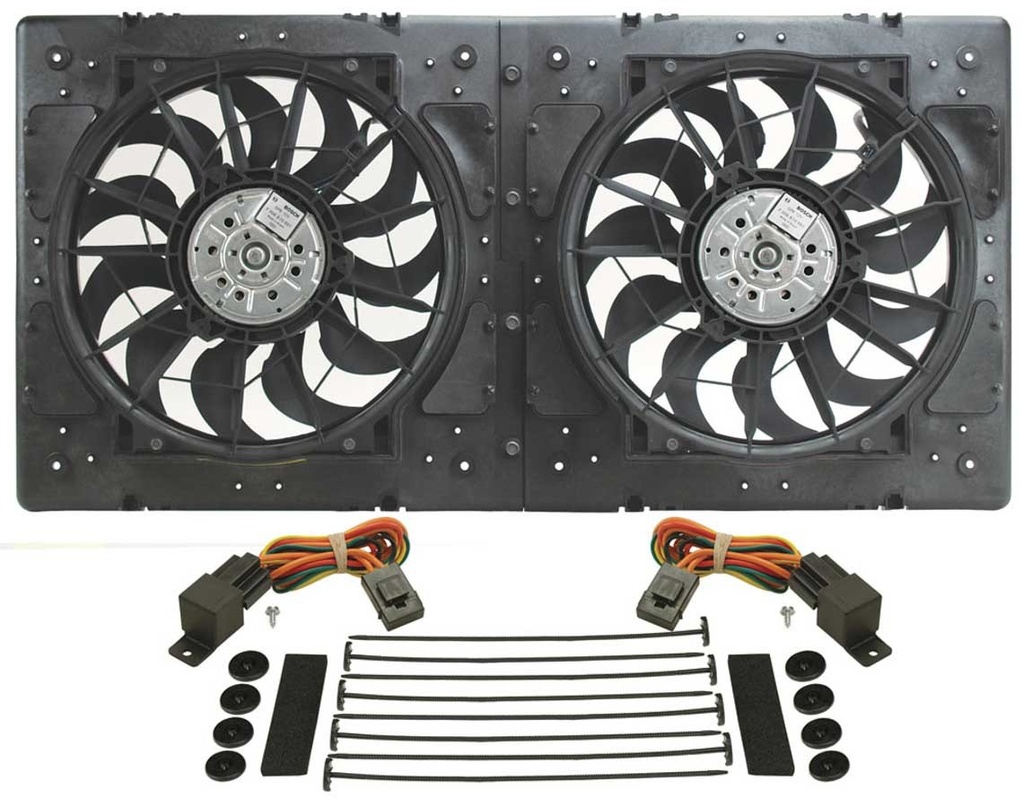 [DER16934] Derale - 12in Dual High Output RAD Fans Puller