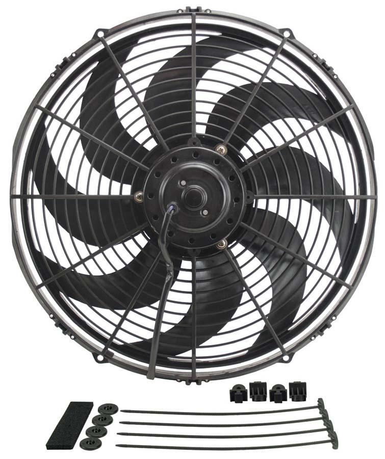 [DER18916] Derale - 16in Dyno-Cool Curved Blade Electric Fan