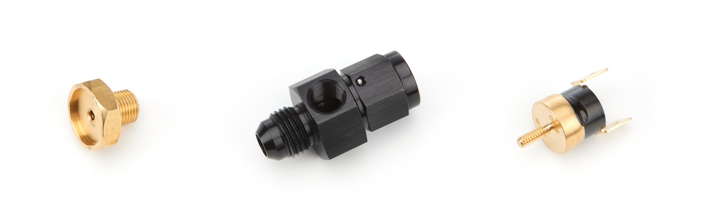 Derale - In-Line Fluid Thermostat 6an 180 Degree