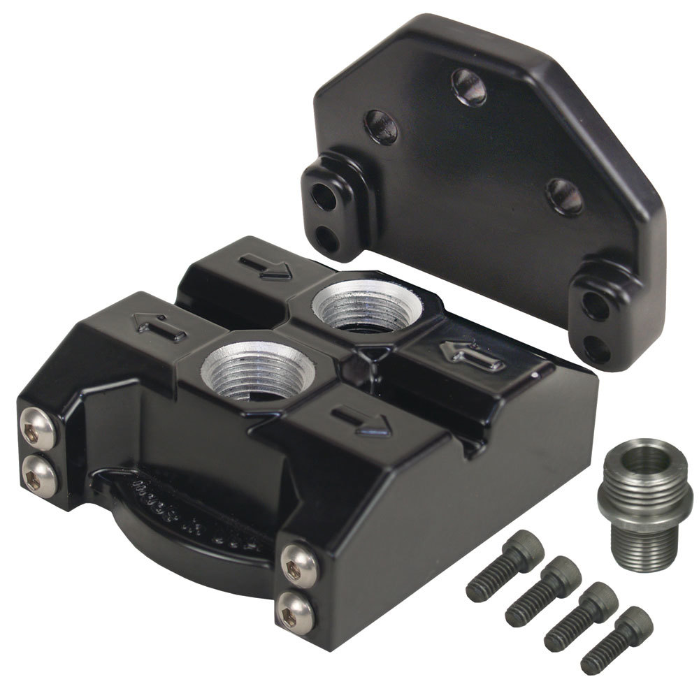 [DER35708] Derale - Single Mount Oil Filter Mount Ports Up