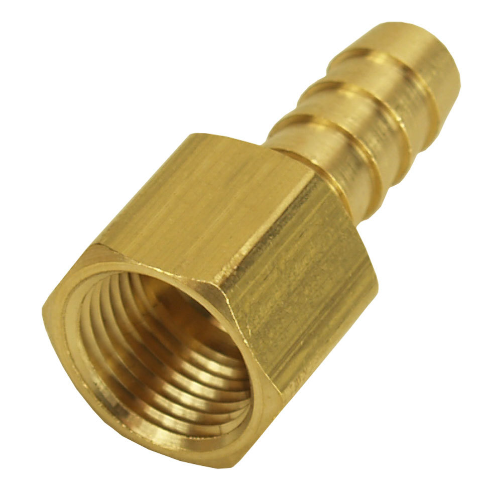 [DER98105] Derale - Straight Hose Barb Fitting 3/8 NPT F X 3/8 Barb