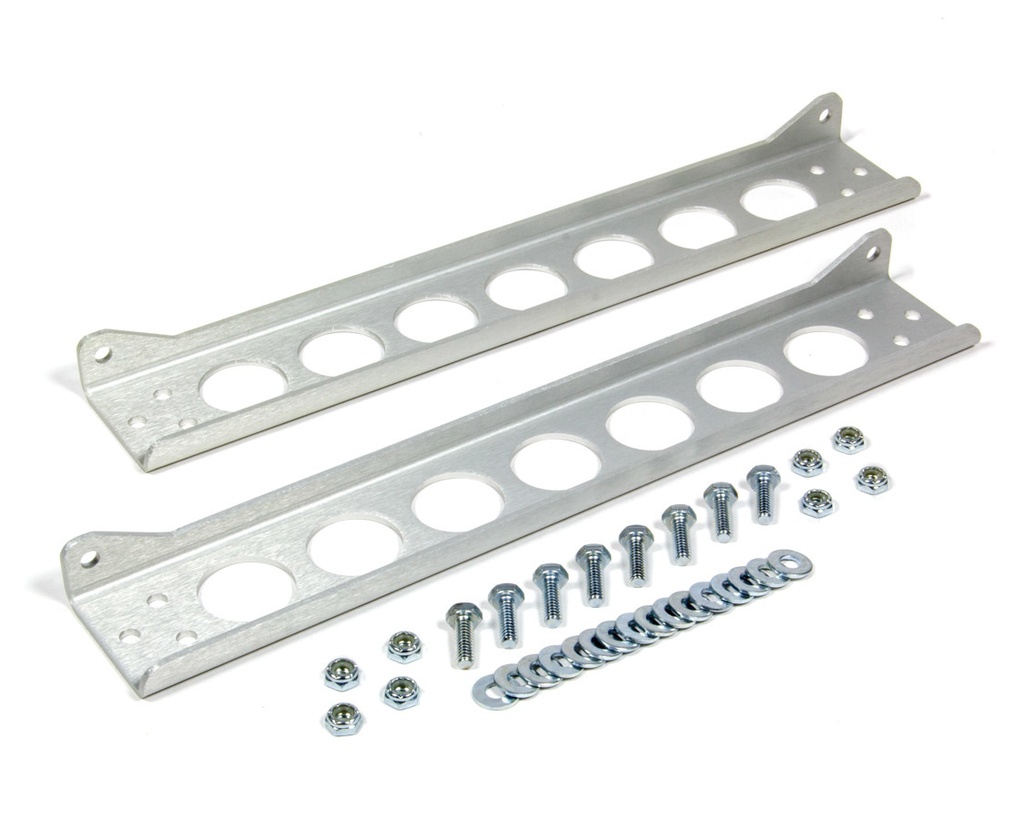[DER50023] Derale - Single Cooler Mounting Brackets Aluminum