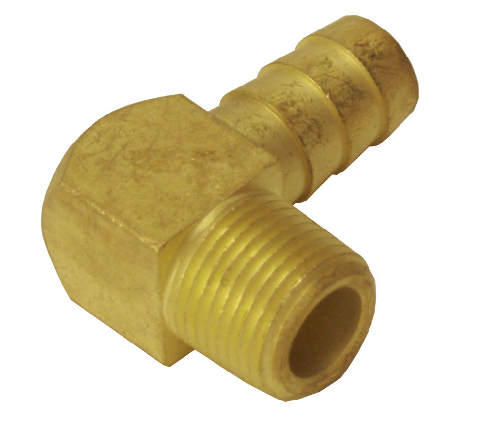 [DER98244] Derale - 1/2in NPT M X 1/2in Bar B 90 Degree Hose Fitting