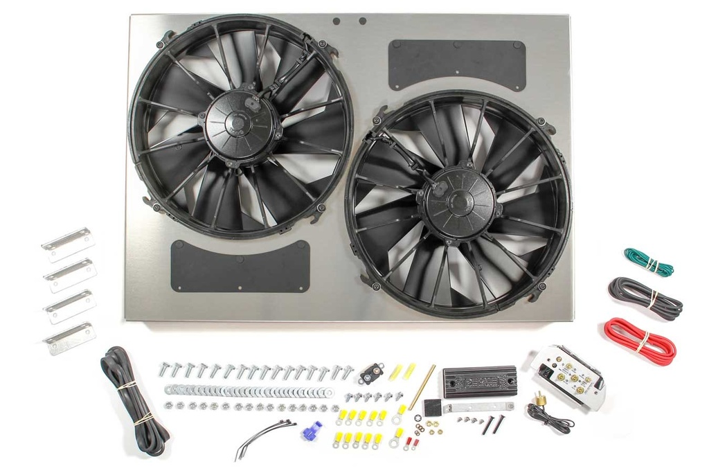 [DER66842] Derale - PWM Dual Rad Fan/ Aluminum Shroud Assembly