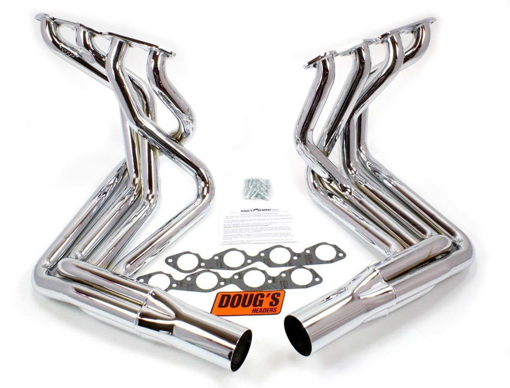 [DGHD381-C] Dougs Headers - BBC Side Mount Headers - Chrome - 63-82 Vette